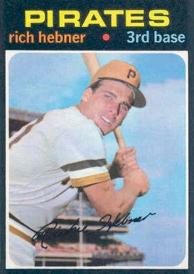1971 Topps Rich Hebner #212 Baseball Card