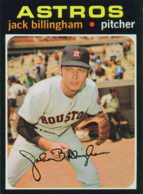 1971 Topps Jack Billingham #162 Baseball Card