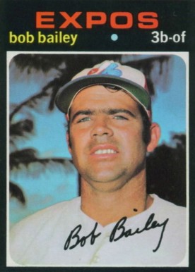 1971 Topps Bob Bailey #157 Baseball Card