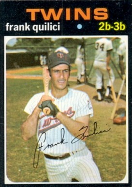1971 Topps Frank Quilici #141 Baseball Card