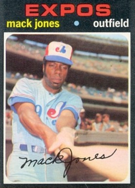 1971 Topps Mack Jones #142 Baseball Card