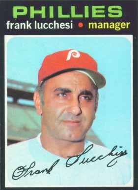 1971 Topps Frank Lucchesi #119 Baseball Card