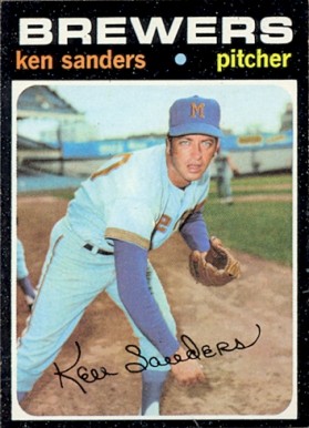 1971 Topps Ken Sanders #116 Baseball Card