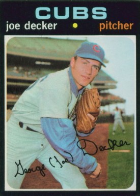 1971 Topps Joe Decker #98 Baseball Card