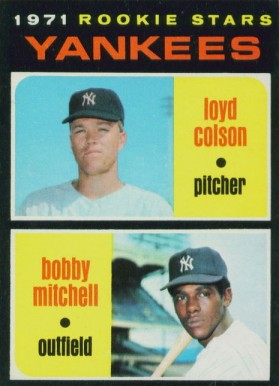 1971 Topps Rookie Stars Yankees #111 Baseball Card