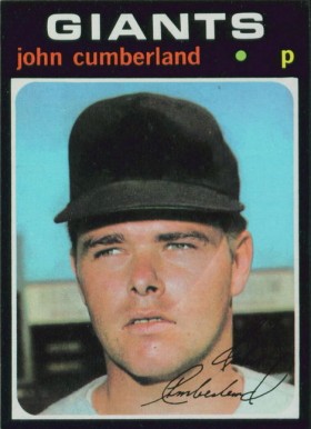 1971 Topps John Cumberland #108 Baseball Card