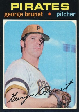 1971 Topps George Brunet #73 Baseball Card