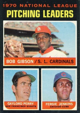 1971 Topps N.L. Pitching Leaders #70 Baseball Card