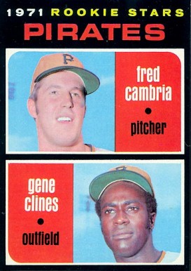 1971 Topps Rookie Stars Pirates #27 Baseball Card