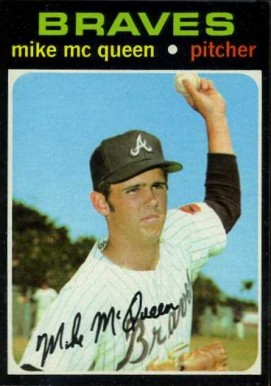 1971 Topps Mike McQueen #8 Baseball Card