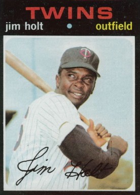 1971 Topps Jim Holt #7 Baseball Card