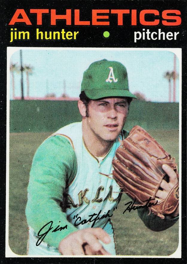1971 Topps Jim Hunter #45 Baseball Card