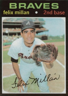 1971 Topps Felix Millan #81 Baseball Card