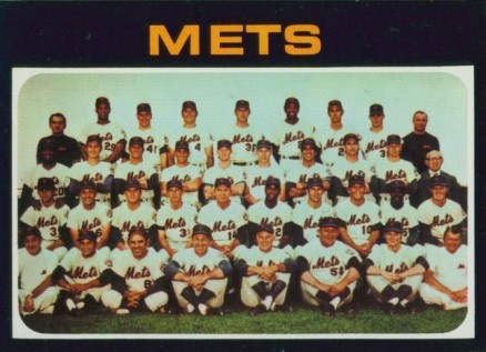 1971 Topps New York Mets Team #641 Baseball Card