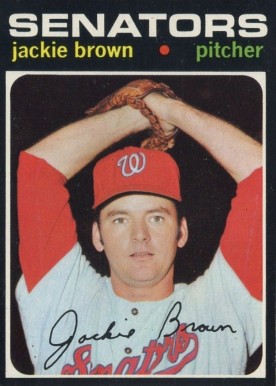 1971 Topps Jackie Brown #591 Baseball Card
