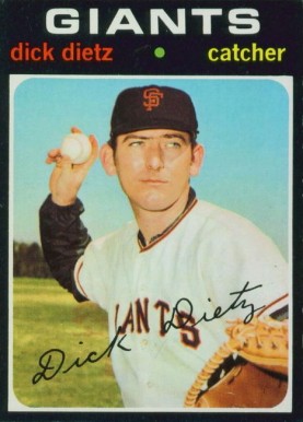 1971 Topps Dick Dietz #545 Baseball Card