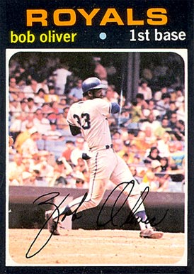 1971 Topps Bob Oliver #470 Baseball Card