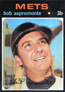 1971 Topps Bob Aspromonte #469 Baseball Card