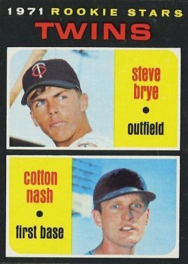 1973 Topps #353 Minnesota Twins Steve Brye AUTOGRAPHED Baseball Trading Card