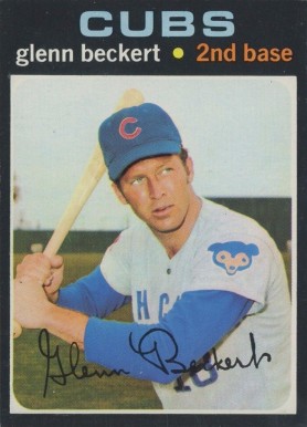 1971 Topps Glenn Beckert #390 Baseball Card