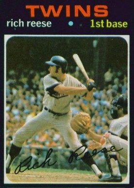1971 Topps Rich Reese #349 Baseball Card