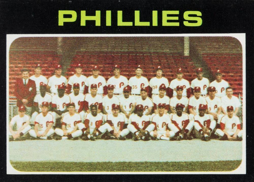 1971 Topps Philadelphia Phillies Team #268 Baseball Card