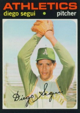 1971 Topps Diego Segui #215 Baseball Card