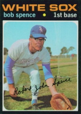 1971 Topps Bob Spence #186 Baseball Card