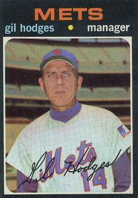 1971 Topps Gil Hodges #183 Baseball Card