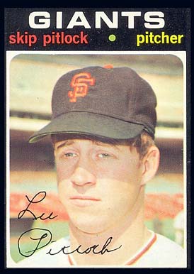 1971 Topps Skip Pitlock #19 Baseball Card