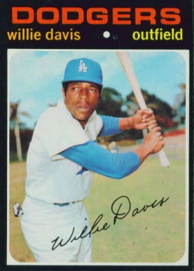1971 Topps Willie Davis #585 Baseball Card