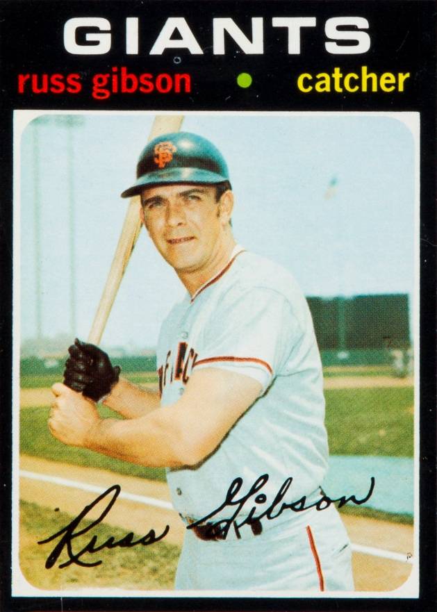 1971 Topps Russ Gibson #738 Baseball Card