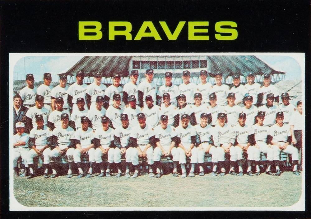 1971 Topps Atlanta Braves Team #652 Baseball Card