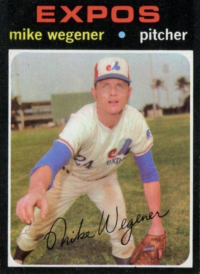 1971 Topps Mike Wegener #608 Baseball Card