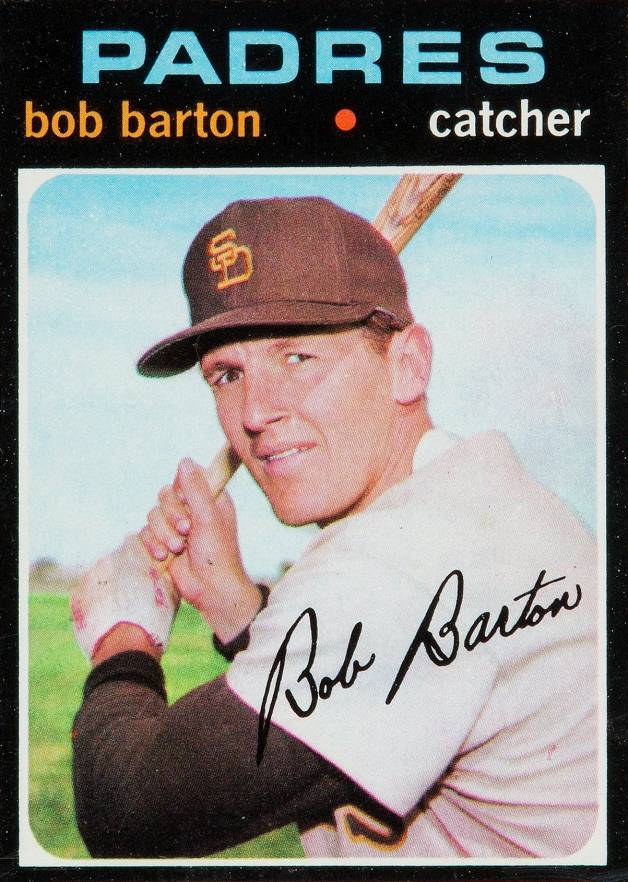 1971 Topps Bob Barton #589 Baseball Card