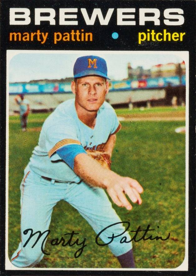 1971 Topps Marty Pattin #579 Baseball Card