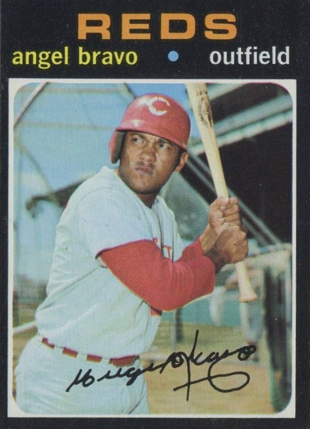 1971 Topps Angel Bravo #538 Baseball Card
