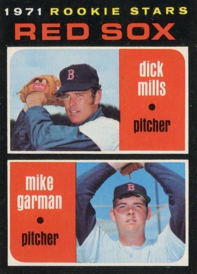 1971 Topps Rookie Stars Red Sox #512 Baseball Card