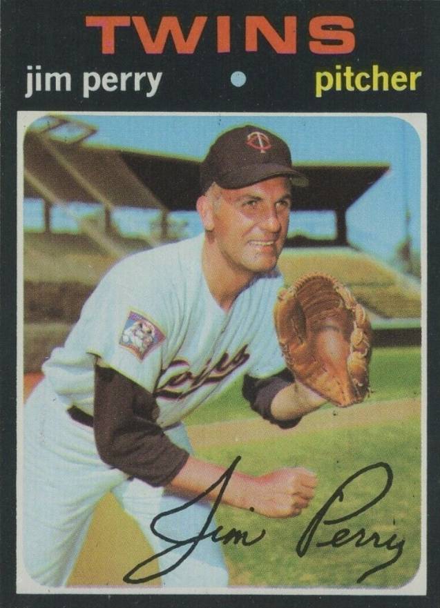 1971 Topps Jim Perry #500 Baseball Card