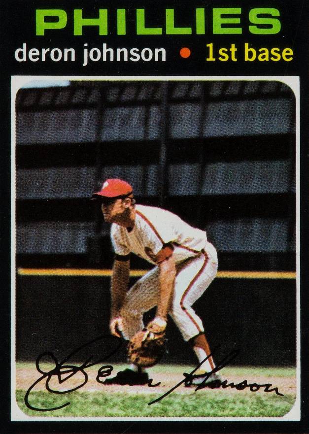 1971 Topps Deron Johnson #490 Baseball Card