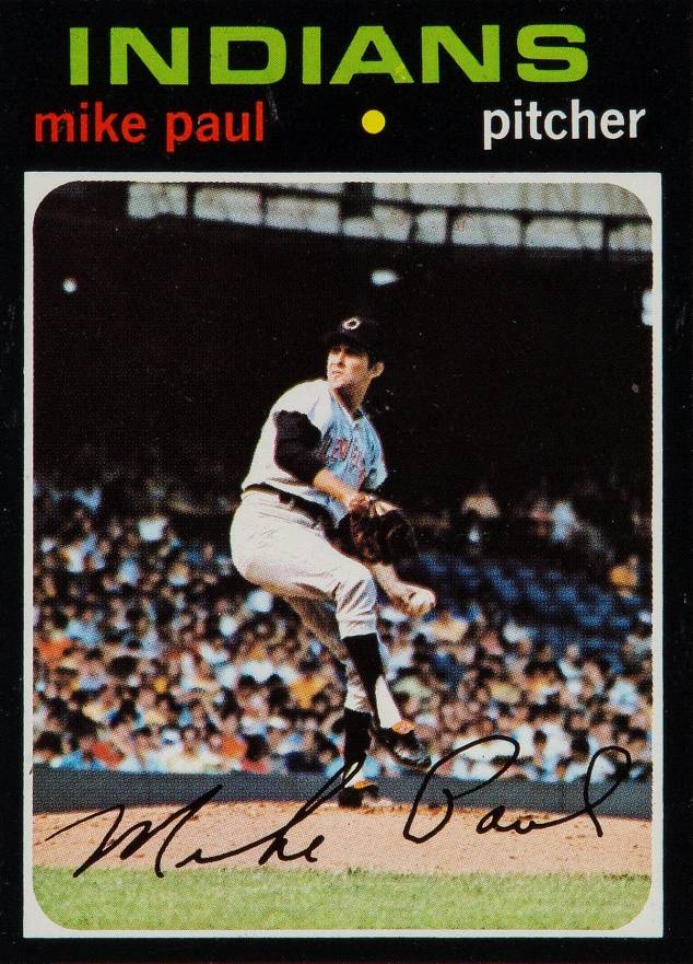 1971 Topps Mike Paul #454 Baseball Card