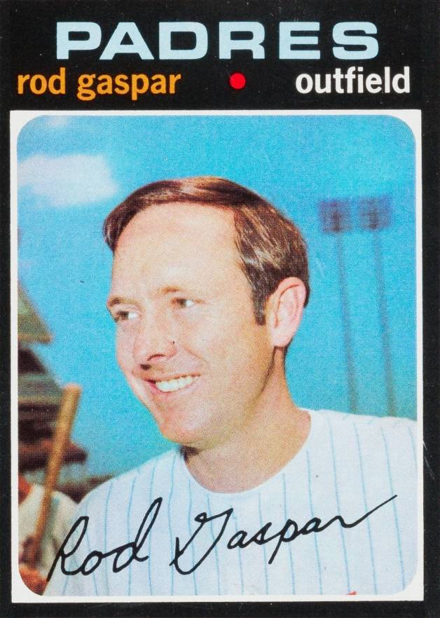 1971 Topps Rod Gaspar #383 Baseball Card