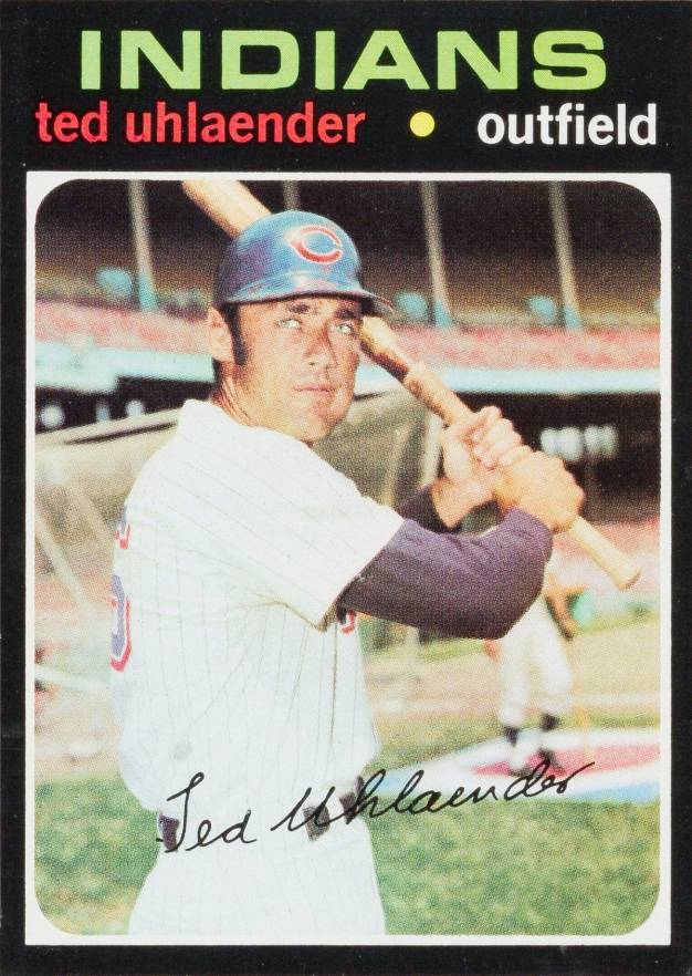 1971 Topps Ted Uhlaender #347 Baseball Card