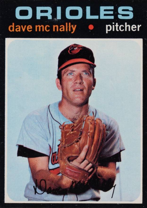1971 Topps Dave McNally #320 Baseball Card