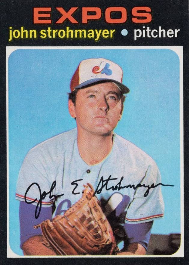 1971 Topps John Strohmayer #232 Baseball Card