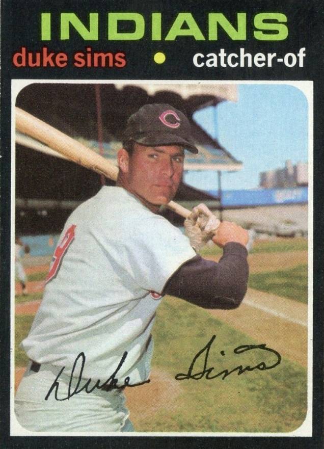 1971 Topps Duke Sims #172 Baseball Card