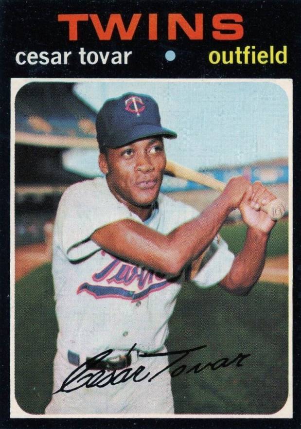 1971 Topps Cesar Tovar #165 Baseball Card