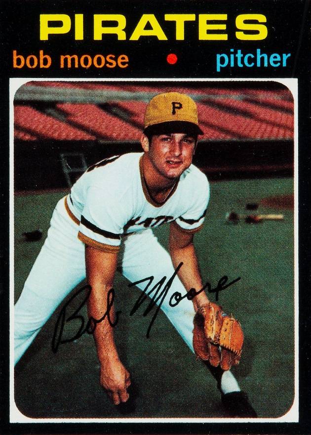 1971 Topps Bob Moose #690 Baseball Card