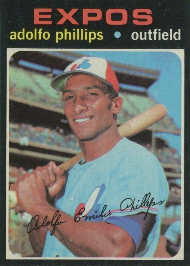1971 Topps Adolfo Phillips #418 Baseball Card