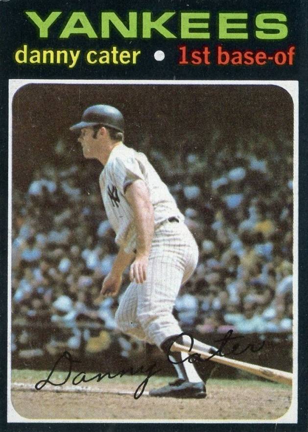 1971 Topps Danny Cater #358 Baseball Card